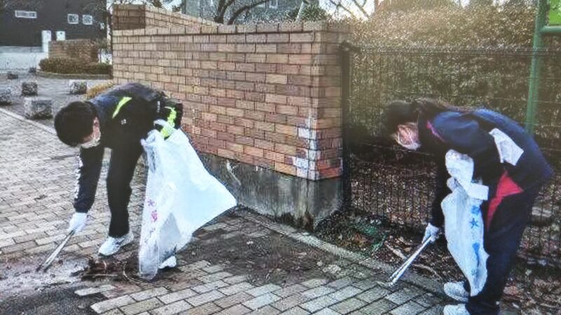 秋田市立桜中学校の活動報告 海ごみゼロウィーク