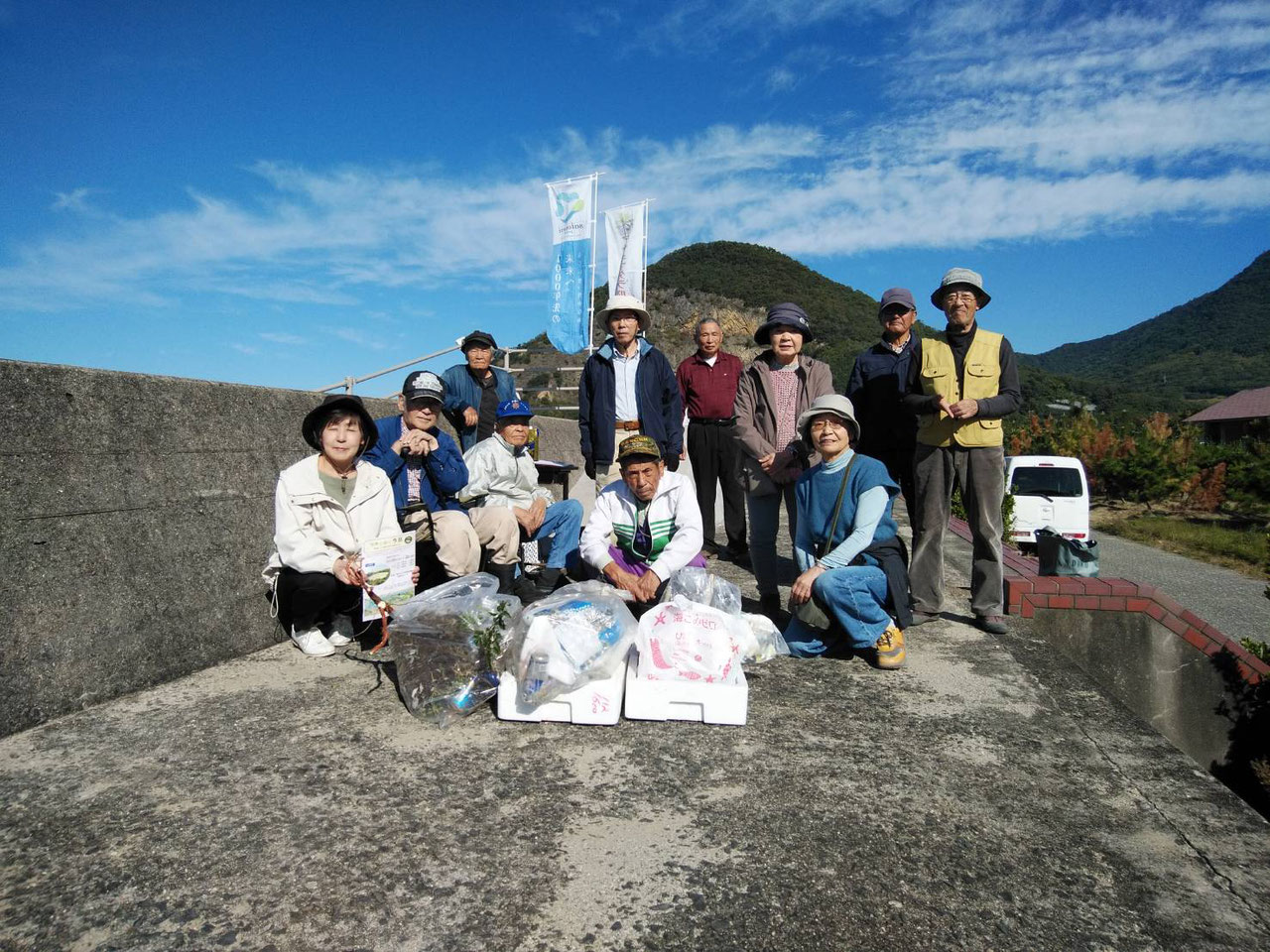 有明浜の海浜植物とアサギマダラ飛翔会