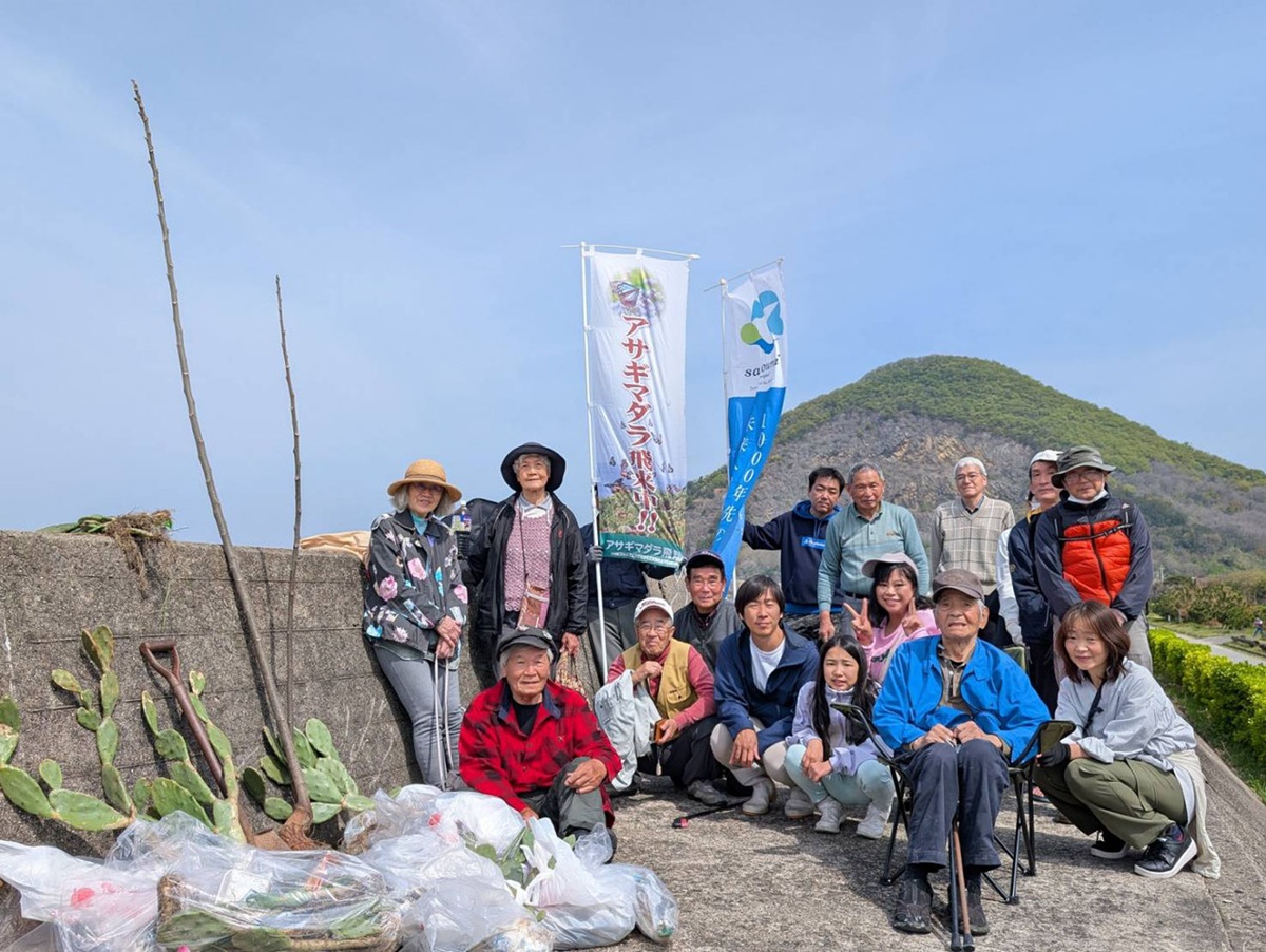 有明浜の海浜植物とアサギマダラ飛翔会