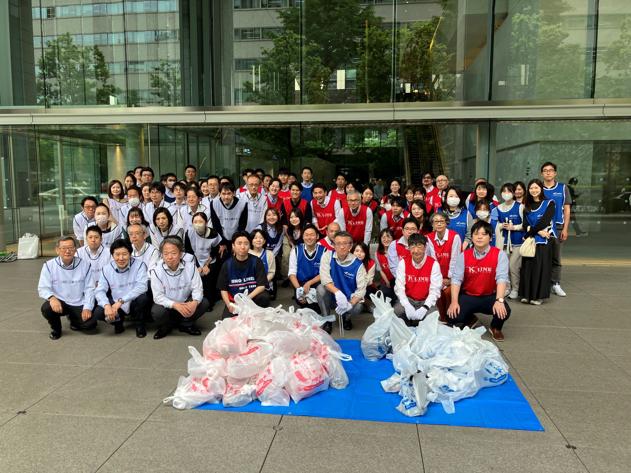 飯野海運（株）・UBE三菱セメント（株）・双日（株）・川崎汽船（株）