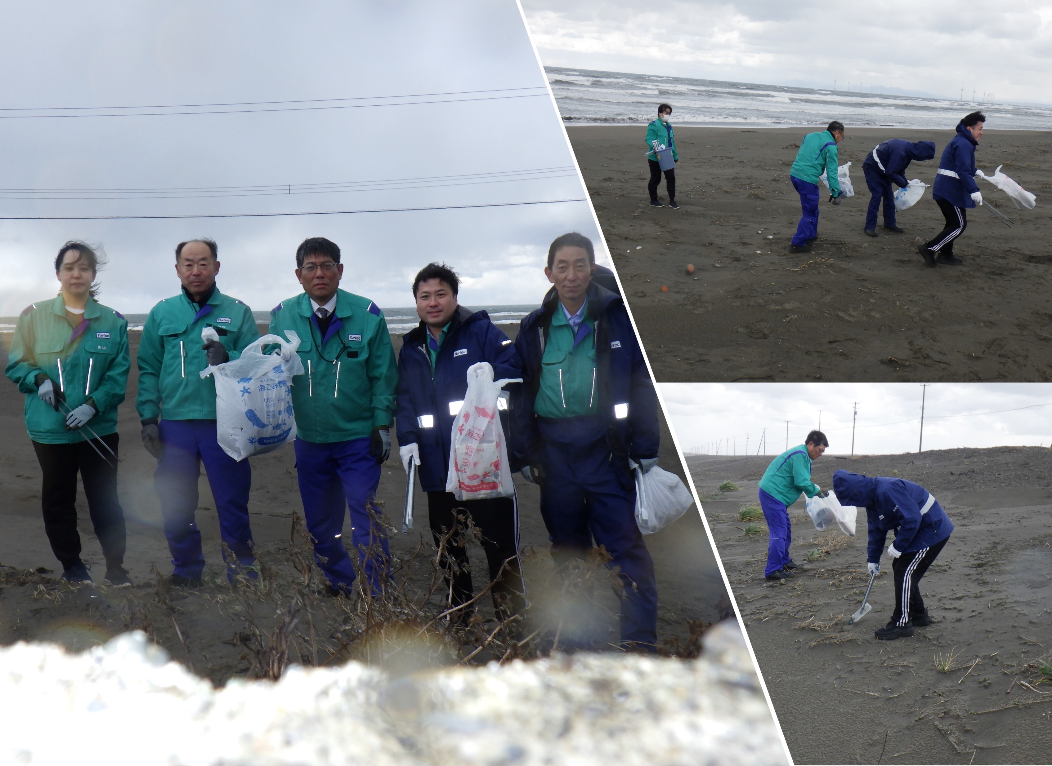 ユアテックグループ「海ごみゼロ」活動（in北海道・大阪）