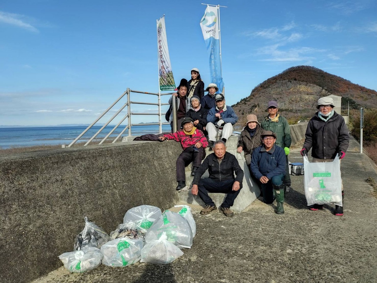 有明浜の海浜植物とアサギマダラ飛翔会