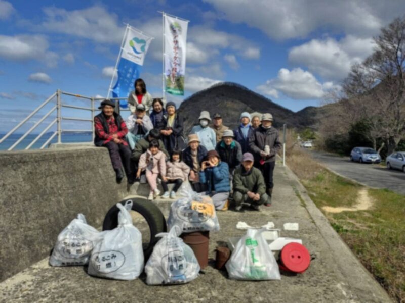 有明浜の海浜植物とアサギマダラ飛翔会