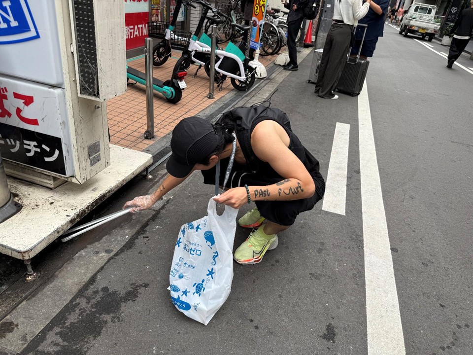 ミナホdeごみ拾い キックオフ（一般社団法人　CHGANGE FOR THE BLUE 大阪）