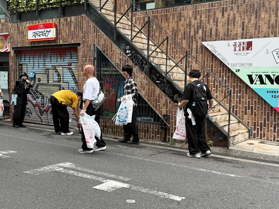 ミナホdeごみ拾い キックオフ（一般社団法人　CHGANGE FOR THE BLUE 大阪）