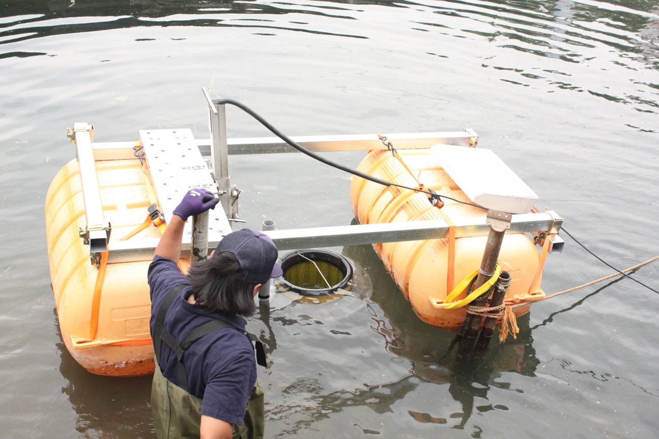 浮遊ごみ自動回収装置「シービン」とともに海洋ごみへの関心度もアップ