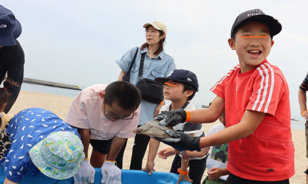 獲って触って食べて大感動!須磨の海を知る地引網体験を開催しました