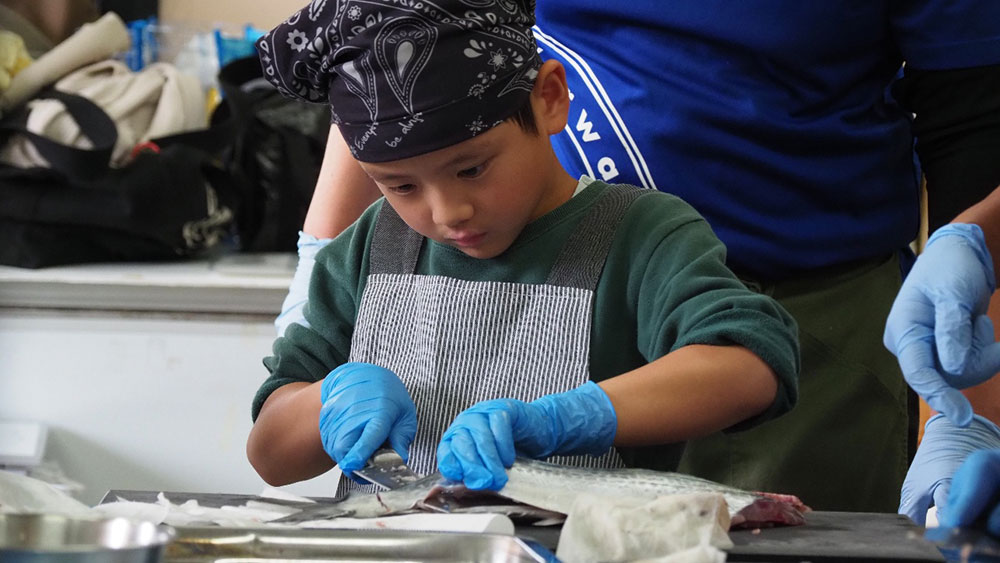 今が旬の魚を捌いて味わおう!「お魚捌き教室~サゴシ編~」を開催しました!