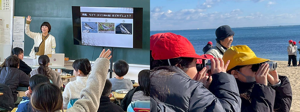 ちどりからはじまる「海と環境」出前授業 —淡路市の小学校で授業を実施しました